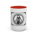 God Money Power Accent Coffee Mug – Bold Streetwear Religious Graphic (11/15oz)