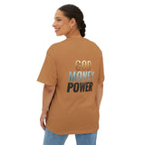 God Money Power Tee — Graphic Oversized Boxy Shirt
