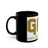 GMP Gold Logo Black Coffee Mug — Good Money Power 11oz & 15oz