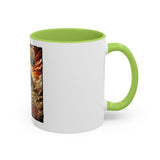 Coffee Mug - 'God Money Power' Pyramid Graphic Accent Mug (11/15oz)