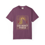 God Money Power Pyramid Tee — Spiritual Wealth Graphic T‑Shirt