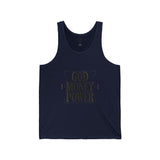 God Money Power Tank Top — Bold Inspirational Faith & Hustle Graphic Tank