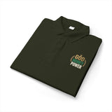 God Money Power- Polo Shirt — Faith-Based Embroidered Work Polo
