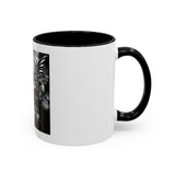 Angel Of Death- Gothic Grim Reaper & Serpent Accent Coffee Mug — Dark Fantasy Skull Art
