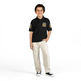 Youth Polo Shirt – GMP GOD Money Power Graphic