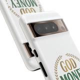 Phone Case — "God Money Power" Inspirational Religious Design