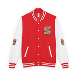 Letterman Jacket — "Put GOD First, Hustle For The MONEY, Put Yourself In POWER" Inspirational Varsity Coat