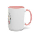 God Money Power Accent Coffee Mug — Inspirational Faith & Success Ceramic Mug (11/15oz)