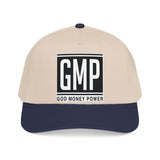 GMP 'God Money Power' Mid-Profile Baseball Cap — Embroidered Logo Snapback