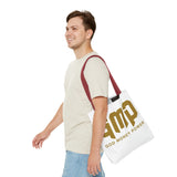 GMP 'God Money Power' Gold Logo Tote Bag - Inspirational Christian Canvas Tote