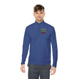 Quarter-Zip Pullover — “Put God First, Hustle for the Money, Buy Yourself in Power” Christian Graphic