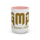 GMP Coffee Mug — "Good Money Power" Accent Ceramic Mug (11/15oz)