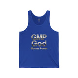 GMP God Money Power Metallic Tank Top — Graphic Motivational Sleeveless Shirt