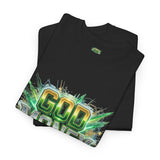 God Money Power Tee — Bold Faith & Wealth Graphic T-Shirt