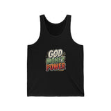 God Money Power Tank Top — Faith & Hustle Graphic Tank