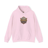 God Money Power Hoodie — Vintage Emblem Graphic Hooded Sweatshirt