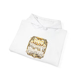 Hoodie — "God Money Power" Gold Emblem Pullover