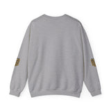 God Money Power Crewneck Sweatshirt — Patriotic American Flag Graphic