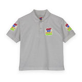 Youth Polo Shirt — Colorful "Camp Gov Summer Power" Logo Tee