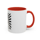 Coffee Mug — 'God Money Power' Bandana Jesus Black Accent Mug (11/15oz)