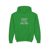 Youth Hoodie — GMP GOD Money Power Metallic Graphic Pullover