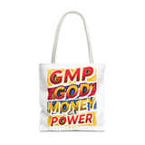 Tote Bag — GMP: God Money Power Bold Graphic Tote