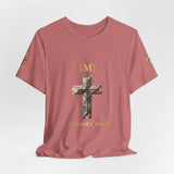 God Money Power Cross Tee — Christian Faith Graphic T‑Shirt