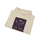 Angel Of Death Hoodie — Purple Gothic Angel Graphic Sweatshirt