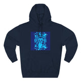 Hoodie - 'God Money Power' Graphic Fleece Pullover