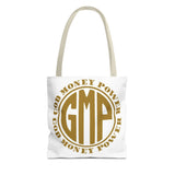 God Money Power Tote Bag — GMP Gold Logo Canvas Tote