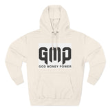 GMP “God Money Power” Hoodie — Bold Religious Streetwear Pullover