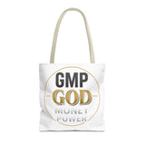 GMP God Tote Bag - 'GOD' Gold Emblem Canvas Tote