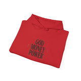 God Money Power Hoodie — Minimalist Faith & Ambition Pullover