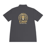 GMP Lion Crest Polo Shirt — Men's Athletic Club Logo Polo