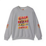 GMP God Money Power Graphic Crewneck Sweatshirt