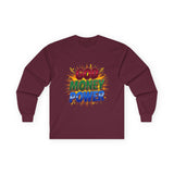 God Money Power Long Sleeve Tee — Inspirational Faith & Wealth Graphic Shirt