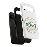 Phone Case — "God Money Power" Inspirational Religious Design