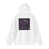 Angel Of Death Hoodie — Purple Gothic Angel Graphic Sweatshirt