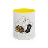 Magic & Wealth Accent Coffee Mug — "Gold Money Power" Alchemy Design (11/15 oz)