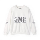 God Money Power (GMP) Crewneck Sweatshirt — Religious Faith & Prosperity Graphic Pullover