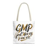 God Money Power (GMP) Tote Bag — Inspirational Faith & Prosperity Canvas Tote