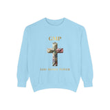 GMP Cross Sweatshirt — "God Money Power" Graphic Crewneck