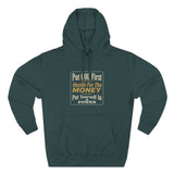 Hoodie — “Put GOD First, Hustle For The MONEY” Motivational Religious Graphic Hoodie