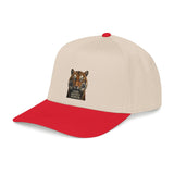 Tiger Face Cap — 'Gold Money Power' Embroidered Baseball Hat