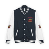 Letterman Jacket — “Put God First, Hustle for the Money” Motivational Varsity Jacket