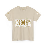 GMP "God Money Power" Graphic Tee – White Gold Logo