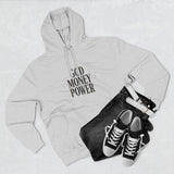 God Money Power Hoodie — Minimalist Inspirational Graphic Hoodie