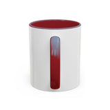 Coffee Mug — "God Money Power" Gold Emblem Accent Mug