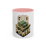 God Power Coffee Mug – Faith & Prosperity Accent Mug (11/15oz)