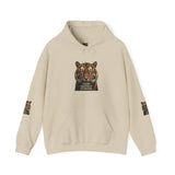 Tiger 'God Money Power' Hoodie – Bold Graphic Animal Print Pullover